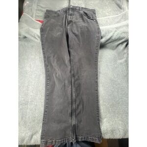 Zak Brand Relaxed Fit Jeans Size 38x32  Edan Washed Faded Black